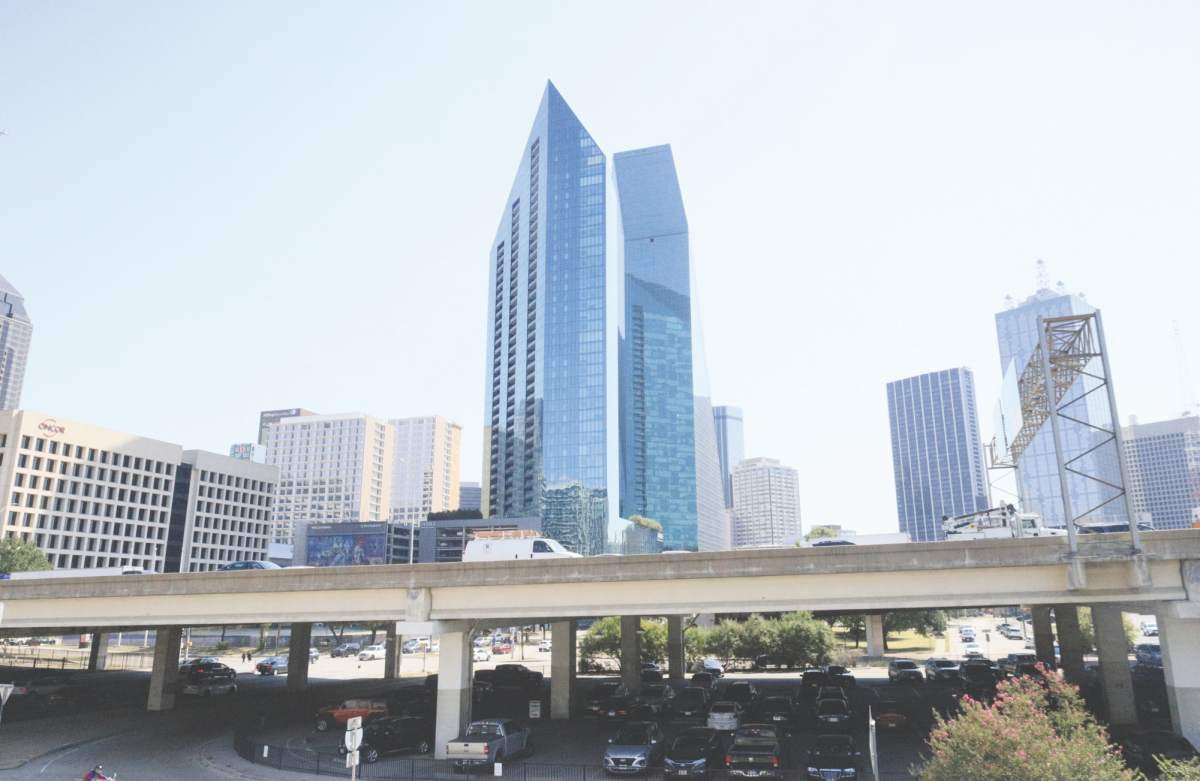 Fountain Place tower in downtown Dallas.